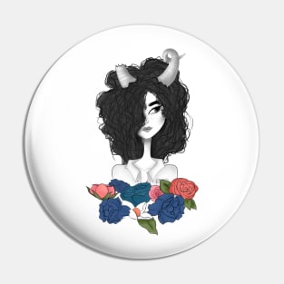 Warlocks And Flowers Pin