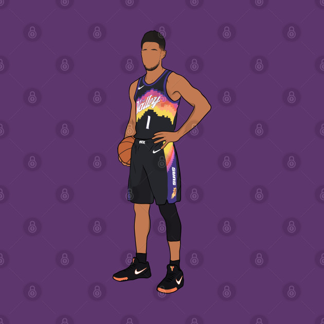 Devin Booker Phx Suns Valley Uniform - Devin Booker - Phone Case