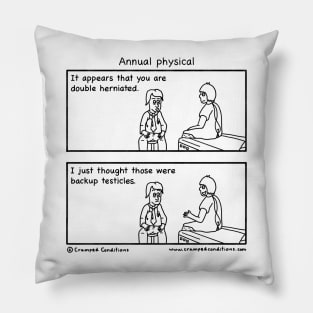 Annual physical Pillow