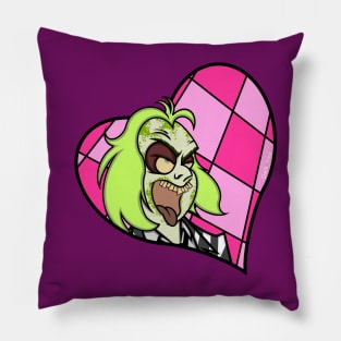 Valentine Beetlejuice Pillow