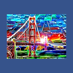 Golden Gate Bridge in Colors T-Shirt