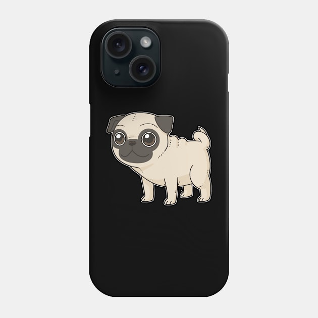 Pug Phone Case by natexopher