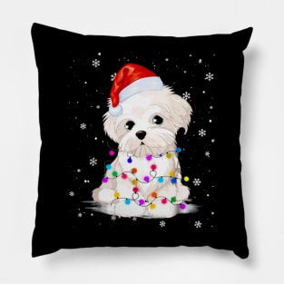 Dog Christmas Pillow