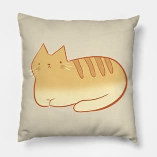 cat loaf illustration Pillow