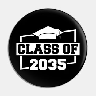 Class Of 2035 Grow With Me Graduation Future Graduate Kids Pin