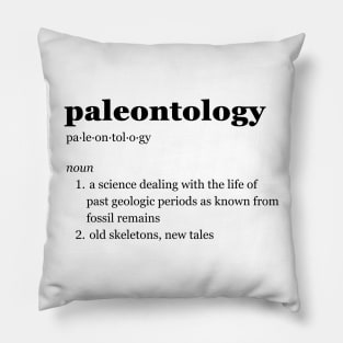 Paleontology Pillow