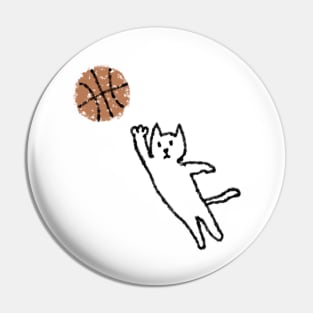 cat, I CAN DUNK Pin