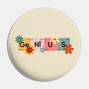 Genius periodic table of elements Pin