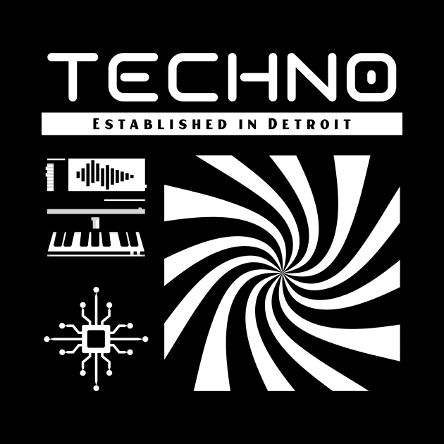 TECHNO - Established In Detroit by DISCOTHREADZ 