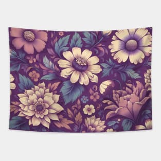 Purple Flowers Tapestry