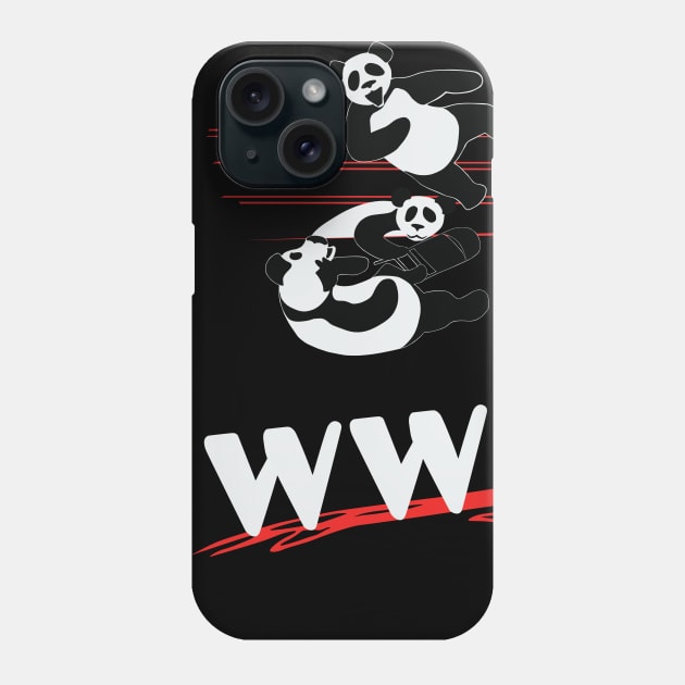 Panda Slam Phone Case by StudioBlueFox