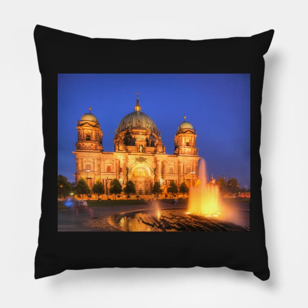 Berlin, Berliner Dom Pillow by Kruegerfoto