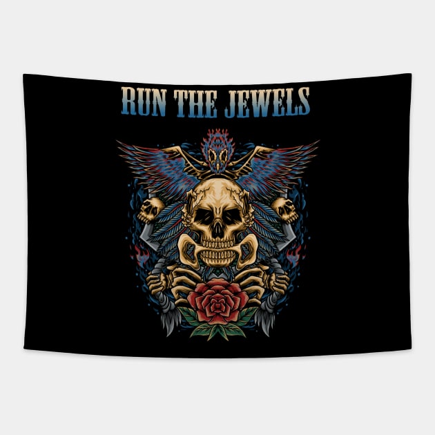 RUN THE JEWELS BAND Tapestry by Bronze Archer