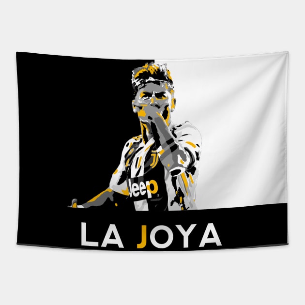 Dybala La Joya Juventus Italy Tapestry by Monkyman91