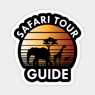 Safari Tour Guide Magnet