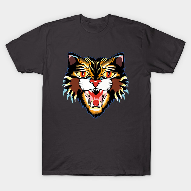 Angry Cat Angry Cat T Shirt Teepublic