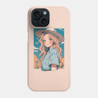 Powerful girl cowboy Phone Case