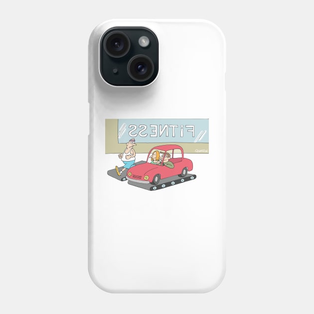 Car Fitness Phone Case by Quatsch