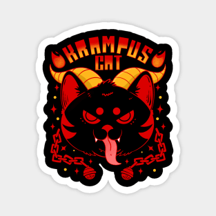 Krampus Cat Magnet
