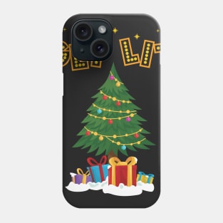 Get Lit Funny Christmas Tree Lights Festive Phone Case