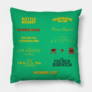 Wes Anderson Films Pillow