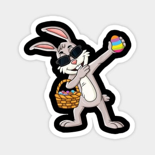 Dabbing Rabbit Easter Day Eggs Dab Boys Girls Kids Magnet