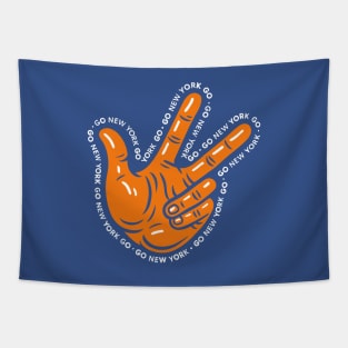 New York Knicks 3 Pt Point Celly Tapestry