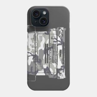 Bedford TM 1980s classic heavy lorry urban camouflage Phone Case