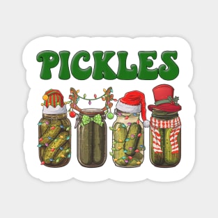 Pickle Christmas Magnet