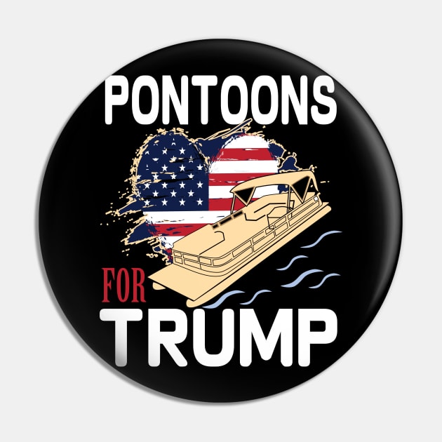 pontoons boat owners support Trump 2020 Pin by DODG99