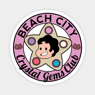 Beach City Crystal Gems Club Magnet