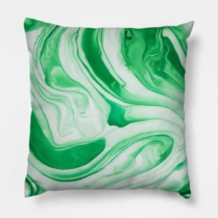 LIGHT GREEN LIQUID MARBLE DESIGN, IPHONE CASE, MUGS, AND MORE Pillow