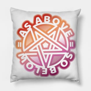 Equality Above & Below - LESBIAN PRIDE - light Pillow