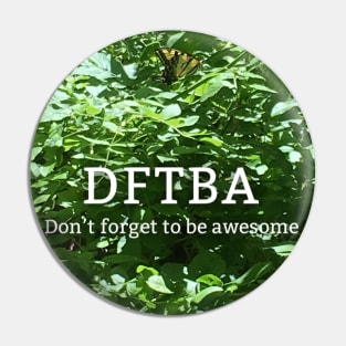 Green DFTBA With Butterfly Pin