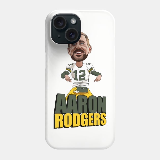 AARON RODGERS THE MVP Phone Case by Headsobig