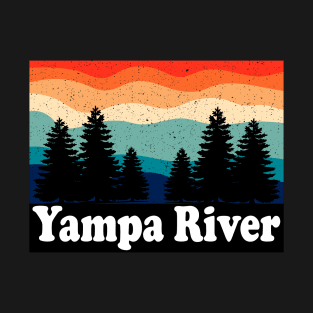 Vintage Yampa River Colorado Forest Camping T-Shirt