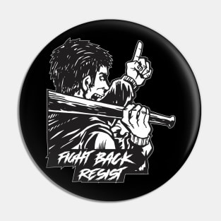 fight resistance riot Pin