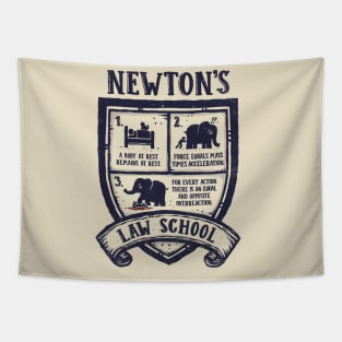 Newton's Law School Tapestry