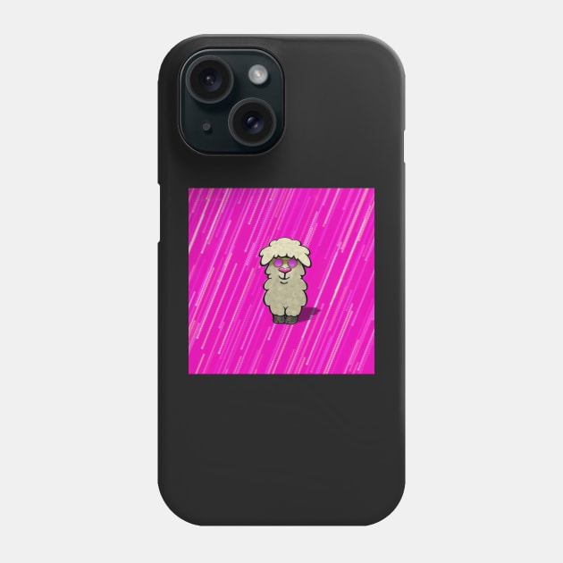 cool llama pink Phone Case by poupoune