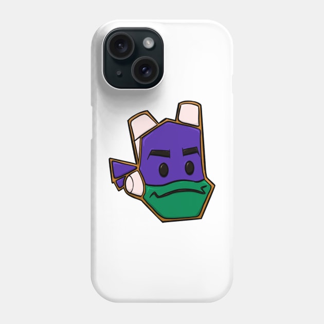 ROTTMNT Donnie Cookie Phone Case by SassyTiger