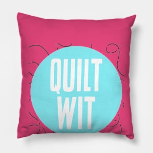 Quilt Wit - logo Pillow