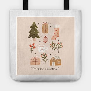 Christmas Collage Tote