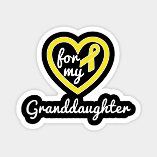 Sarcoma Cancer Shirt Granddaughter Ribbon Awareness Products Magnet