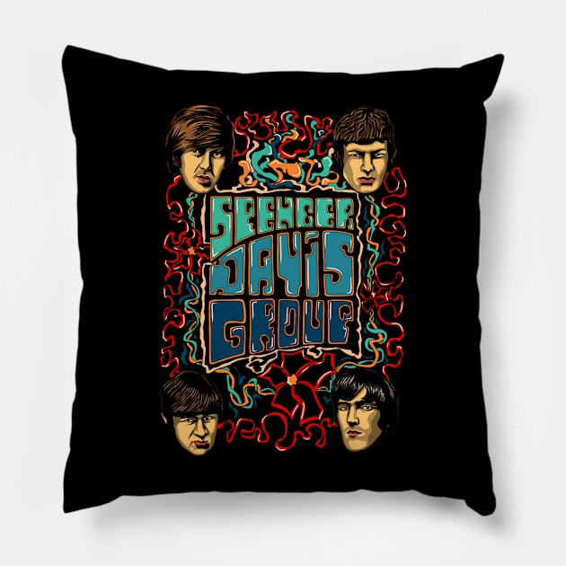 Spencer Davis Group Pillow by ThunderEarring