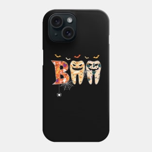 Boo Teeth Funny Dental Halloween Costume Dentist Phone Case