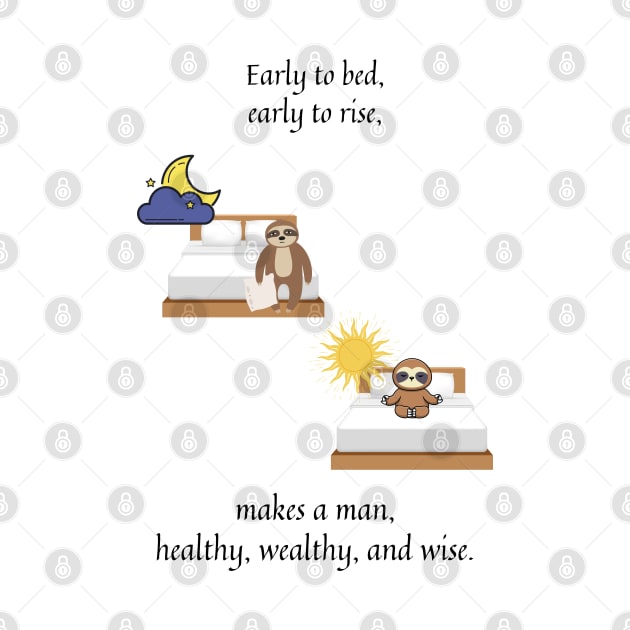 early to bed early to rise nursery rhyme (male version) by firstsapling@gmail.com