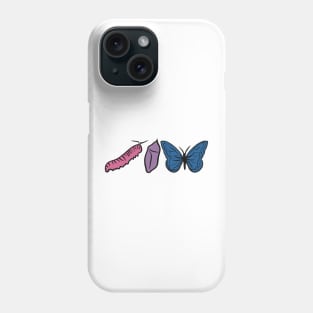 Butterfly Growth Bi pride #2 Phone Case