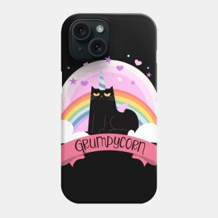 Grumpycorn Grumpy Unicorn Cat Phone Case