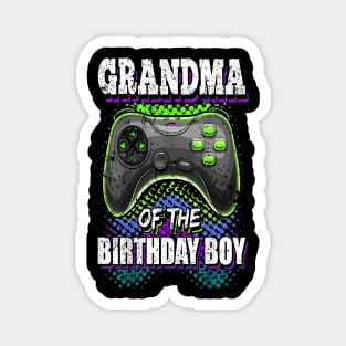Grandma of the birthday boy Magnet