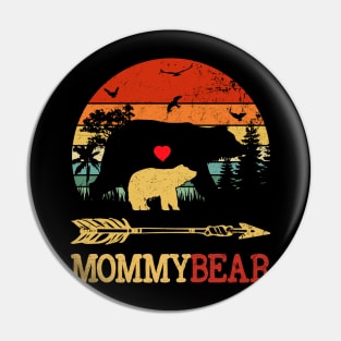 Mommy Bear Funny Vintage Gift Mother's Day Pin